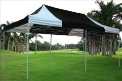 Delta Canopy F Model 10'x20' Black White - Pop Up Tent Pro