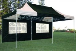 Delta Canopy E Model 10'x20' Black White - Pop Up Tent 12 Delta Canopy E Model 10'x20' Black White - Pop Up Tent