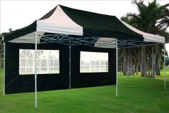 Delta Canopy F Model 10'x20' Black White - Pop Up Tent Pro