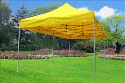 Delta Canopy F Model 10'x20' Yellow - Pop Up Tent Pro Pop Up Tents