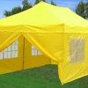 Delta Canopy Pop Up Tents E Model 10'x20' Yellow - Pop Up Tent