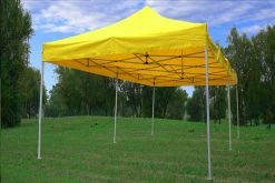 Delta Canopy Pop Up Tents E Model 10'x20' Yellow - Pop Up Tent