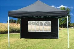 Delta Canopy F Model 10'x10' Black - Pop Up Tent Pro