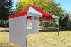Delta Canopy E Model 10'x15' Red White - Pop Up Tent