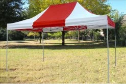 Delta Canopy E Model 10'x15' Red White - Pop Up Tent