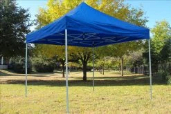 Delta Canopy Pop Up Tents F Model 10'x10' Blue - Pop Up Tent Pro