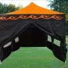Delta Canopy E Model 10'x20' Orange Flame - Pop Up Tent Pop Up Tents