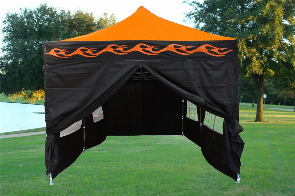 Delta Canopy E Model 10'x20' Orange Flame - Pop Up Tent Pop Up Tents 1 Delta Canopy E Model 10'x20' Orange Flame - Pop Up Tent Pop Up Tents