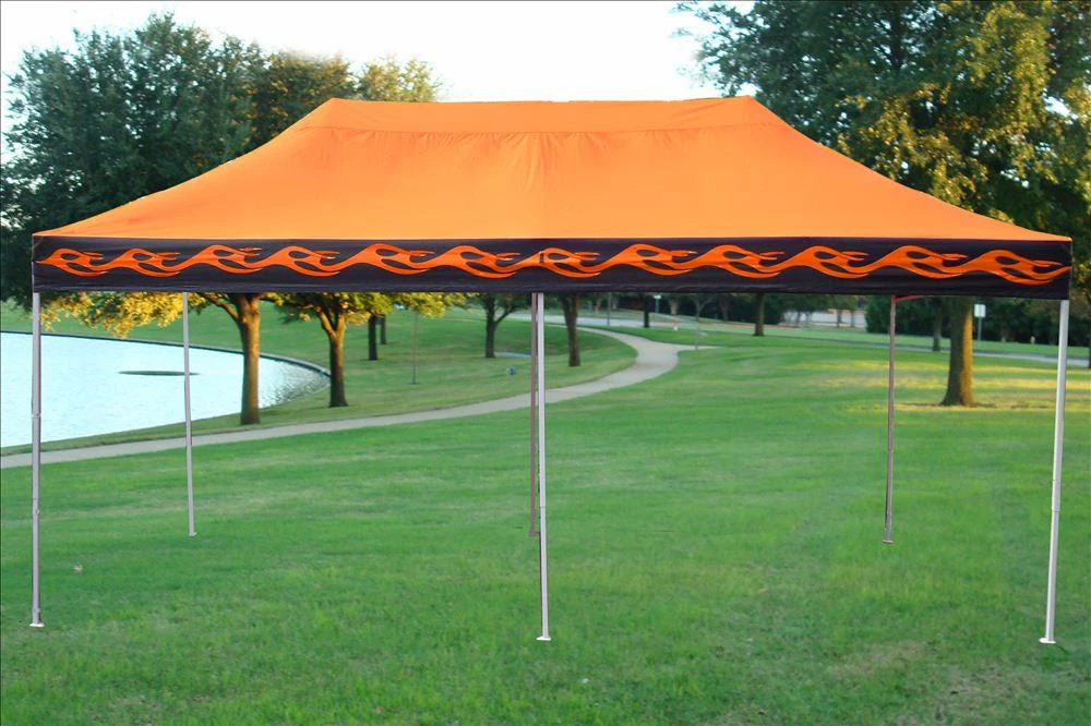 Delta Canopy E Model 10'x20' Orange Flame - Pop Up Tent Pop Up Tents 3 Delta Canopy E Model 10'x20' Orange Flame - Pop Up Tent Pop Up Tents