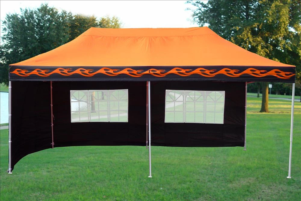 Delta Canopy E Model 10'x20' Orange Flame - Pop Up Tent Pop Up Tents 2 Delta Canopy E Model 10'x20' Orange Flame - Pop Up Tent Pop Up Tents