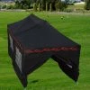 Delta Canopy E Model 10'x20' Black Flame - Pop Up Tent Pop Up Tents
