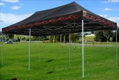 Delta Canopy E Model 10'x20' Black Flame - Pop Up Tent Pop Up Tents