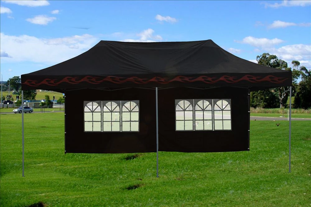 Delta Canopy E Model 10'x20' Black Flame - Pop Up Tent Pop Up Tents 3 Delta Canopy E Model 10'x20' Black Flame - Pop Up Tent Pop Up Tents