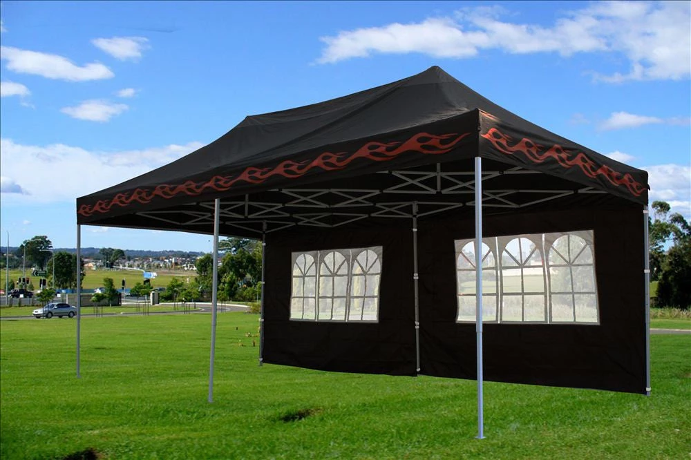 Delta Canopy E Model 10'x20' Black Flame - Pop Up Tent Pop Up Tents 4 Delta Canopy E Model 10'x20' Black Flame - Pop Up Tent Pop Up Tents