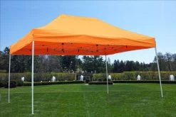 Delta Canopy F Model 10'x15' Orange - Pop Up Tent Pro