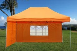 Delta Canopy E Model 10'x15' Orange - Pop Up Tent Pop Up Tents