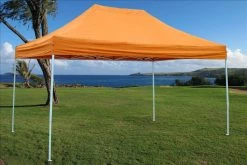 Delta Canopy E Model 10'x15' Orange - Pop Up Tent Pop Up Tents