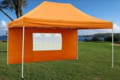 Delta Canopy E Model 10'x15' Orange - Pop Up Tent Pop Up Tents