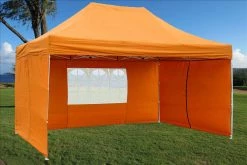 Delta Canopy E Model 10'x15' Orange - Pop Up Tent Pop Up Tents