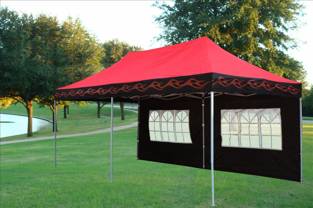 Delta Canopy E Model 10'x20' Red Flame - Pop Up Tent Pop Up Tents 2 Delta Canopy E Model 10'x20' Red Flame - Pop Up Tent Pop Up Tents