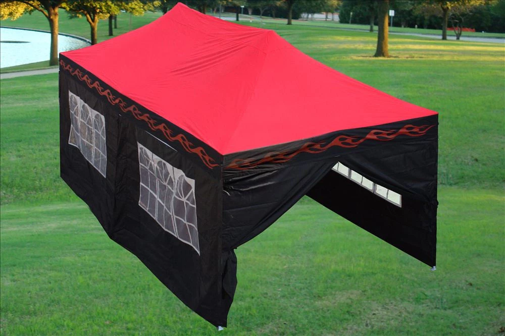 Delta Canopy E Model 10'x20' Red Flame - Pop Up Tent Pop Up Tents 4 Delta Canopy E Model 10'x20' Red Flame - Pop Up Tent Pop Up Tents
