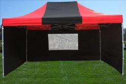 Delta Canopy E Model 10'x15' Black Red - Pop Up Tent