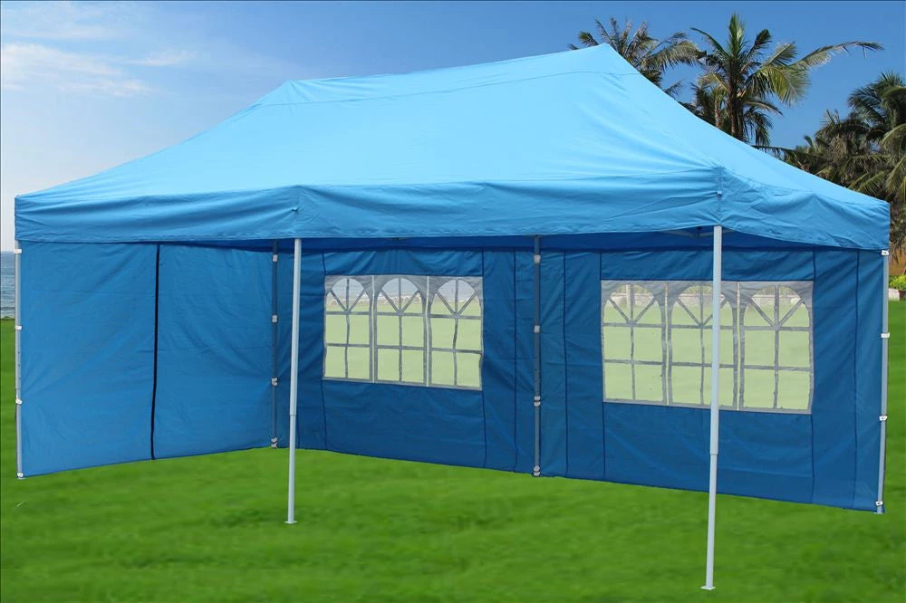 Delta Canopy E Model 10'x20' Sky Blue - Pop Up Tent Pop Up Tents 4 Delta Canopy E Model 10'x20' Sky Blue - Pop Up Tent Pop Up Tents