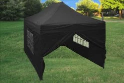 Delta Canopy F Model 10'x15' Black - Pop Up Tent Pro