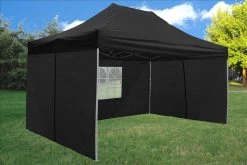 Delta Canopy F Model 10'x15' Black - Pop Up Tent Pro