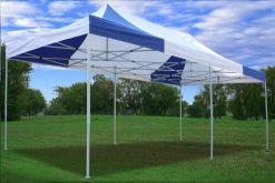 Delta Canopy E Model 10'x20' Blue White - Pop Up Tent Pop Up Tents