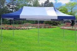Delta Canopy E Model 10'x20' Blue White - Pop Up Tent Pop Up Tents