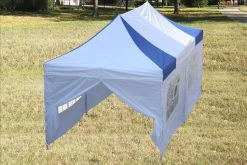 Delta Canopy F Model 10'x20' Blue White - Pop Up Tent Pro