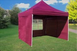 Delta Canopy E Model 10'x10' Maroon - Pop Up Tent Pop Up Tents