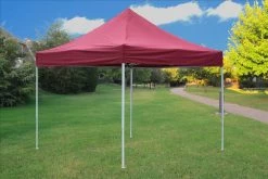 Delta Canopy Pop Up Tents F Model 10'x10' Maroon - Pop Up Tent Pro