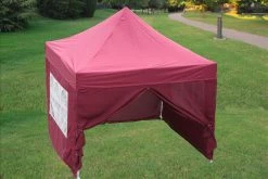 Delta Canopy Pop Up Tents F Model 10'x10' Maroon - Pop Up Tent Pro