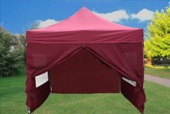 Delta Canopy Pop Up Tents F Model 10'x10' Maroon - Pop Up Tent Pro