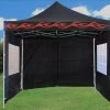 Delta Canopy F Model 10'x10' Black Flame - Pop Up Tent Pro Pop Up Tents