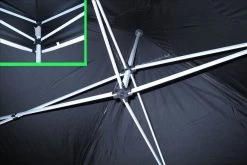 Delta Canopy F Model 10'x10' Black Flame - Pop Up Tent Pro Pop Up Tents