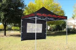 Delta Canopy Pop Up Tents E Model 10'x10' Black Flame - Pop Up Tent