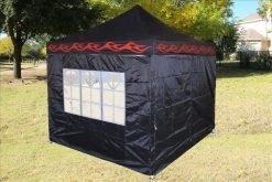 Delta Canopy Pop Up Tents E Model 10'x10' Black Flame - Pop Up Tent
