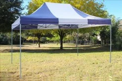 Delta Canopy Pop Up Tents F Model 10'x15' Blue White - Pop Up Tent Pro