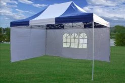 Delta Canopy E Model 10'x15' Blue White - Pop Up Tent