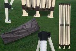 Delta Canopy Pop Up Tents F Model 10'x20' Black - Pop Up Tent Pro