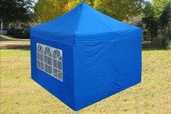 Delta Canopy Pop Up Tents F Model 10'x10' Blue - Pop Up Tent Pro