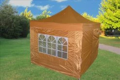 Delta Canopy Pop Up Tents F Model 10'x10' Burnt Orange - Pop Up Tent Pro