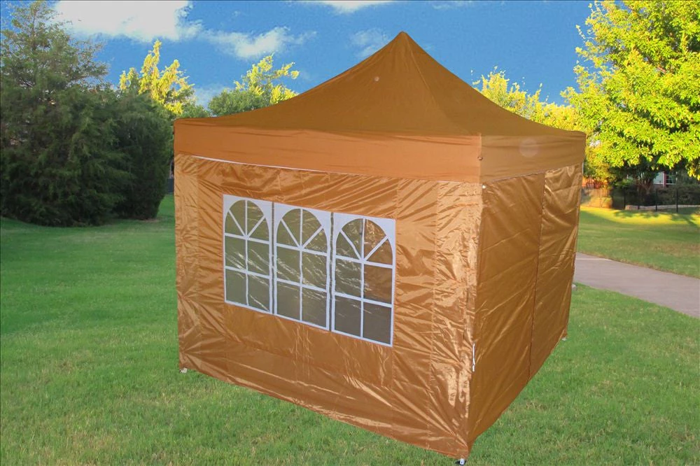 Delta Canopy Pop Up Tents F Model 10'x10' Burnt Orange - Pop Up Tent Pro 1 Delta Canopy Pop Up Tents F Model 10'x10' Burnt Orange - Pop Up Tent Pro