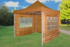 Delta Canopy Pop Up Tents F Model 10'x10' Burnt Orange - Pop Up Tent Pro