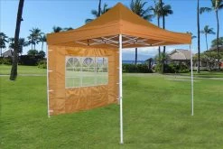 Delta Canopy E Model 10'x10' Burnt Orange - Pop Up Tent