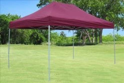 Delta Canopy F Model 10'x15' Maroon - Pop Up Tent Pro