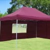 Delta Canopy F Model 10'x15' Maroon - Pop Up Tent Pro